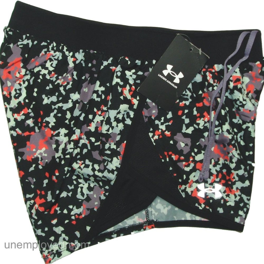 Women's Under Armour Athletic Short Pants Running Active Sports Brief BTS XS